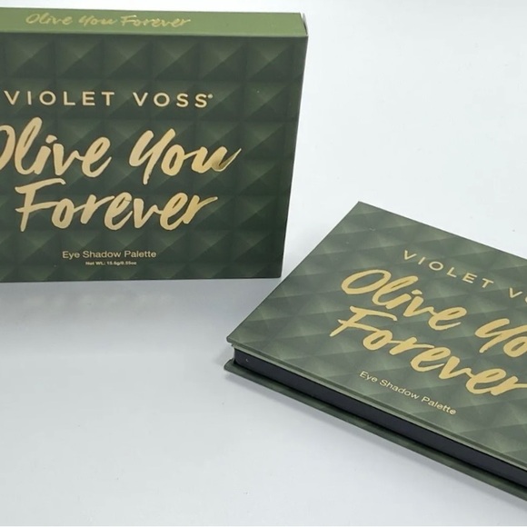 VIOLET VOSS OLIVE YOU FOREVER EYESHADOW PALETTE 12 BOLD SHADES BRAND NEW IN BOX - Picture 12 of 16